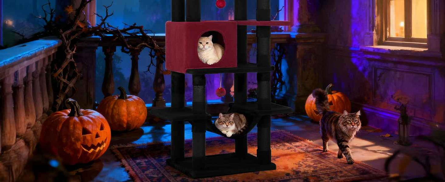 Arbre Ă chat 170cm pour Maine Coon - Chatjoue