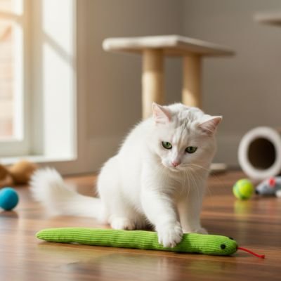 Jeu chat fait du bruit au touché