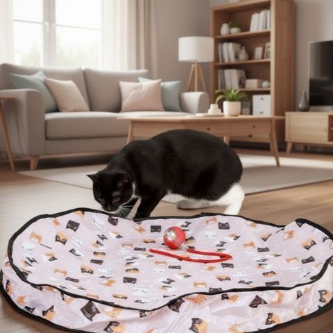 Jouet chat interactif cercle de chasse | Instinctif - chatjoue - Chatjoue