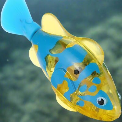 Jouet Interactif Chat - CatchyFish™ - Jaune Pale - Chatjoue