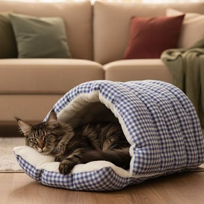 Lit pour chat possibilité de ne pas fermer le devant