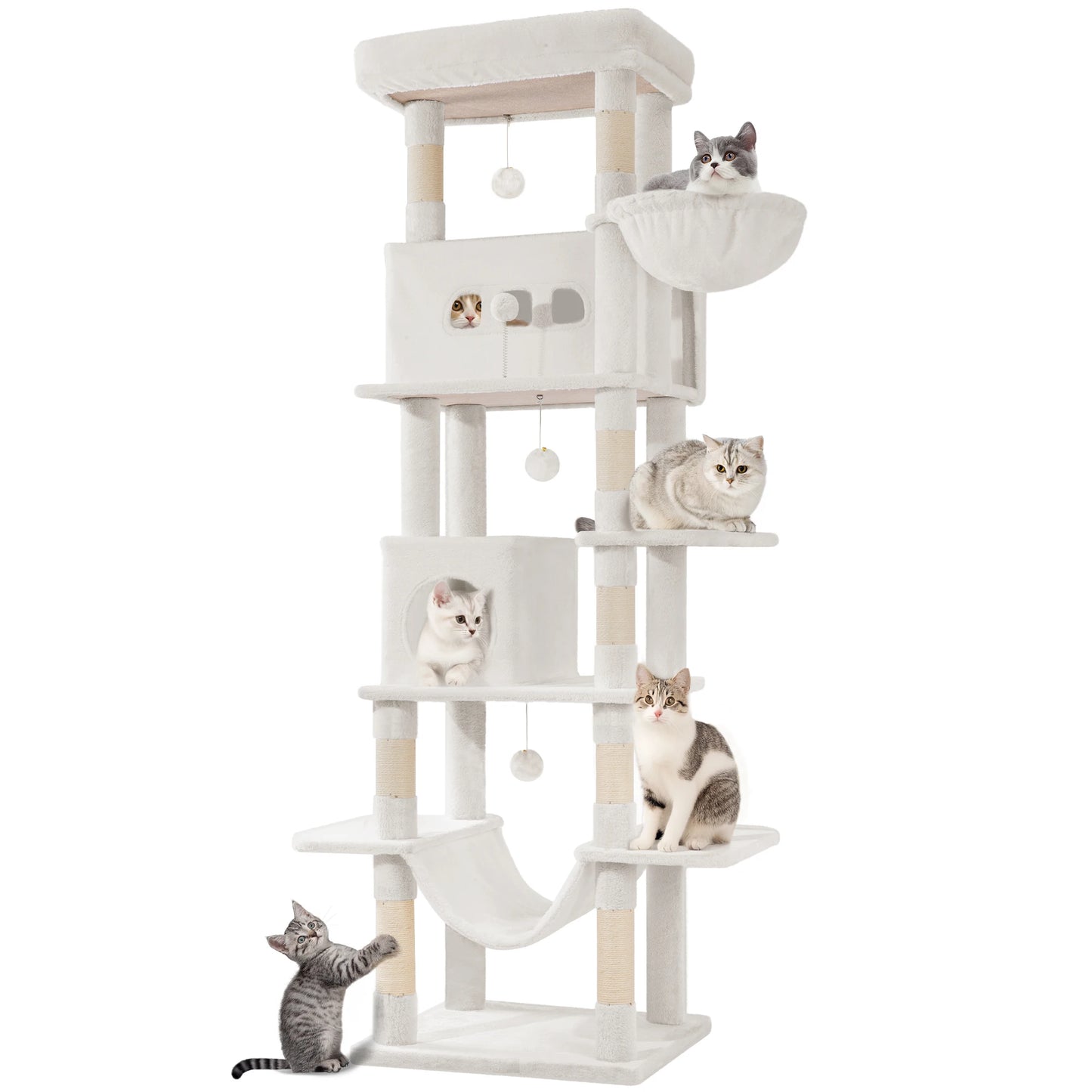 Arbre à Chat 210 cm | Paradis Félin Deluxe - Chatjoue