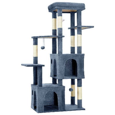 Arbre A Chat bleu clair plusieurs niveux