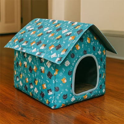 Niche pour Chat extérieur et intérieur hiver 