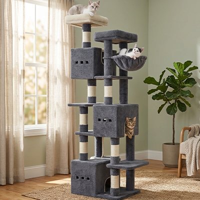 Arbre à Chat bel espace de jeux pour vos félins