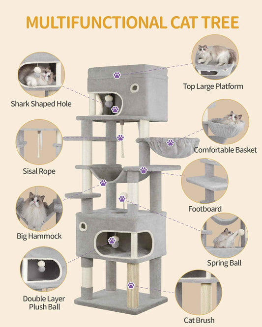 Arbre à Chat avec Hamac et Sisal | Félixconfort