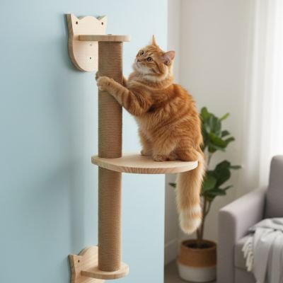 Arbre a Chat mural avec un plateau 