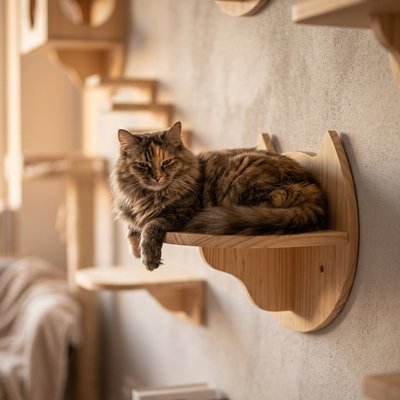 Arbre a Chat mural élégant et design scandinave