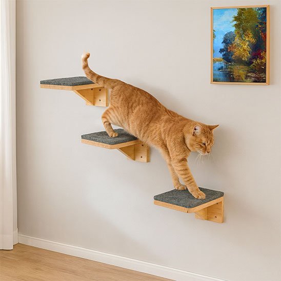 Arbre à Chat mural | Élégance Compact - Chatjoue