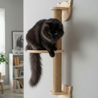 Arbre a Chat mural imite une branche d'arbre 