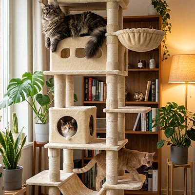 Arbre à Chat s'adapte à tous les interieurs