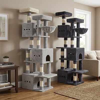 Arbre à Chat géant de 193 cm | Confort Robuste | chatjoue