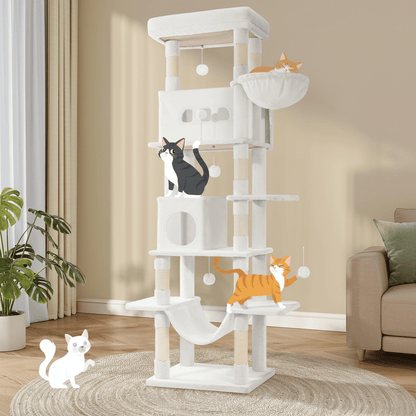 Arbre à Chat 210 cm | Paradis Félin Deluxe - Chatjoue