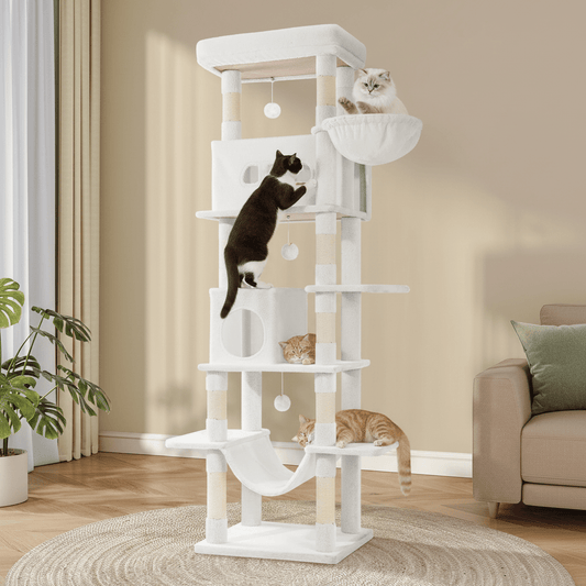 Arbre à Chat 210 cm | Paradis Félin Deluxe - Chatjoue