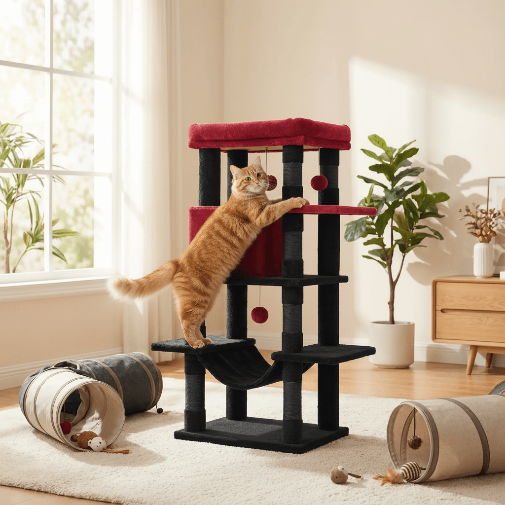 Arbre à chat 170cm pour Maine Coon - Chatjoue