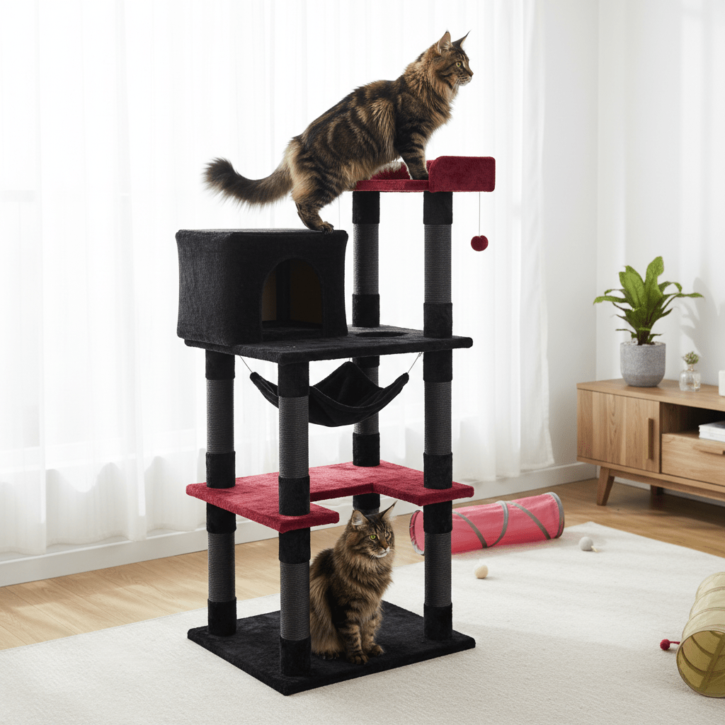 Arbre à chat 170cm pour Maine Coon - Chatjoue