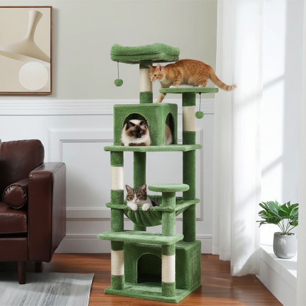 Arbre à chat vert