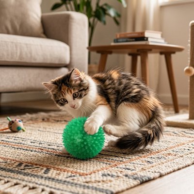 Balle pour chat belles dimensions