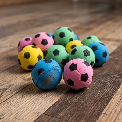 Balle pour chat en lot de 10 petites balles