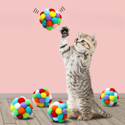 Balle pour Chat - JingleChase™ - Multicouleur - Chatjoue