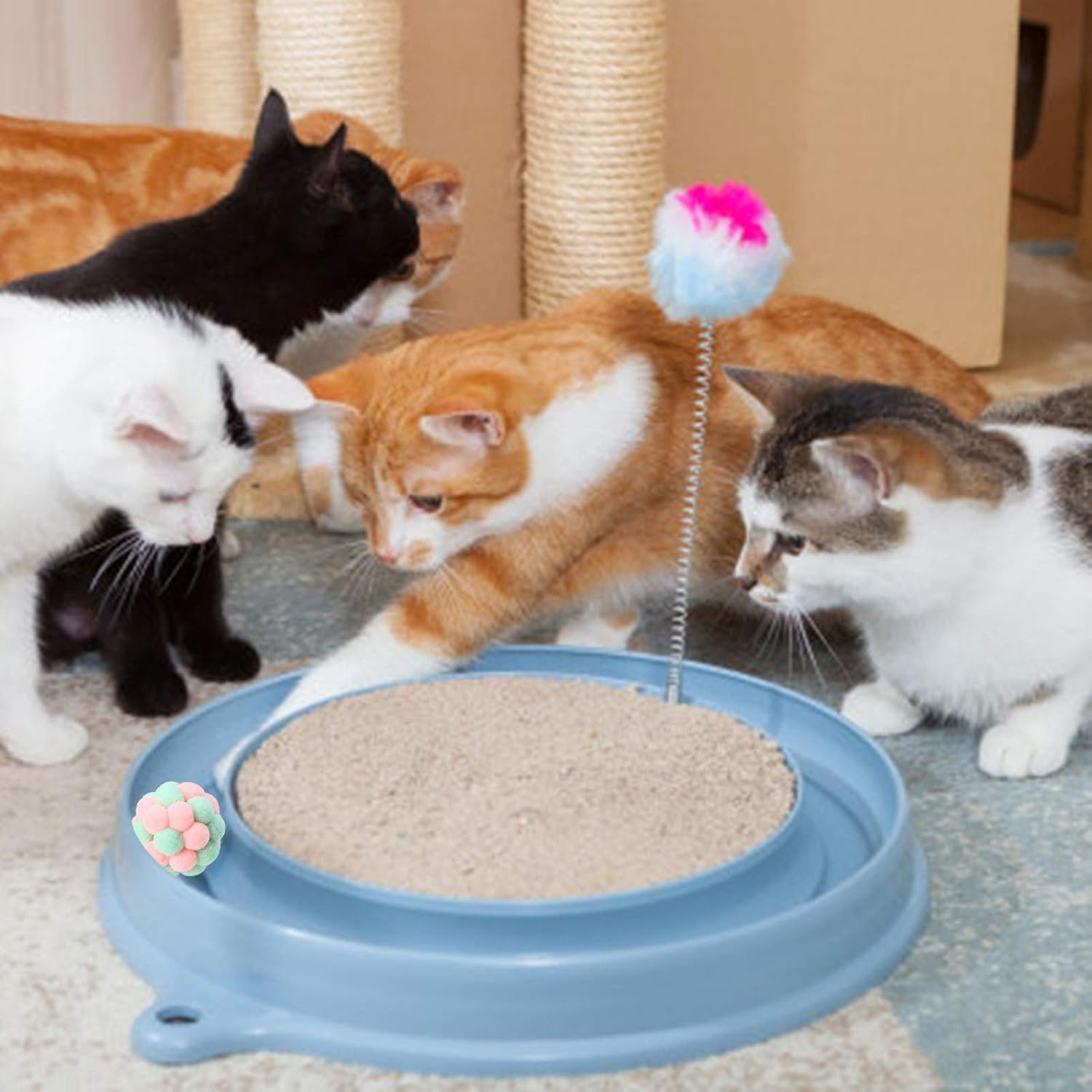 Balle pour Chat - JingleChase™ - Rose - Chatjoue