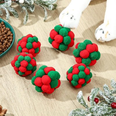 Balle pour Chat - JingleChase™ - Vert Rouge - Chatjoue