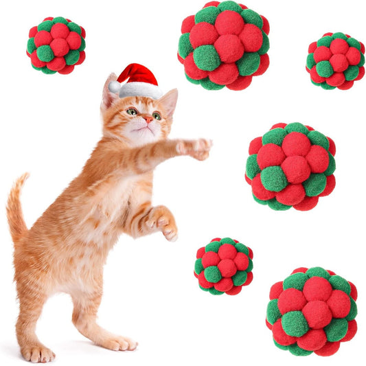 Balle pour Chat - JingleChase™ - Vert Rouge - Chatjoue