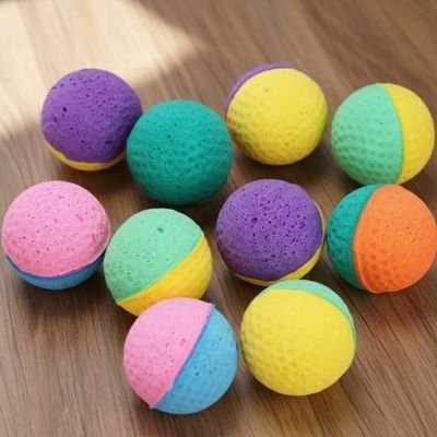 Balle pour chat multi - couleurs | Interactive Féline - Chatjoue