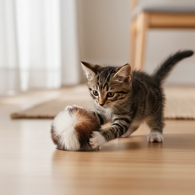 Balle pour chat accessoire indispensable | sans bruit| Chajoue - Chatjoue
