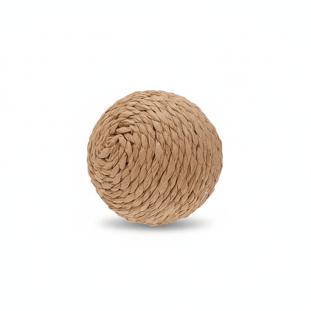 Balle pour chat en sisal de belle taille | Interactive - Chatjoue