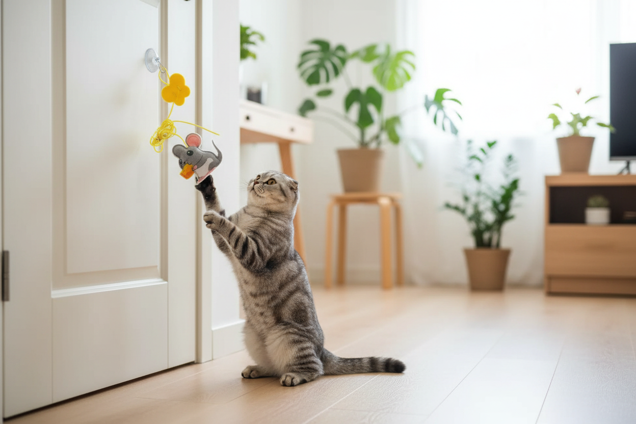 Chat avec jouet JumpPaw 3