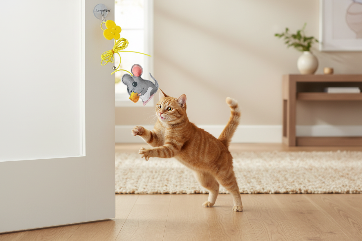 Chat avec jouet JumpPaw 4