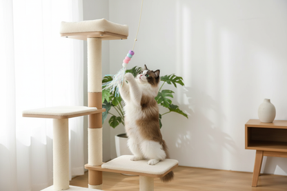 Chat avec JumpPaw Confetti arbre à chat 2