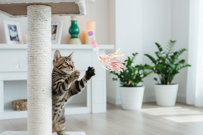 Chat avec JumpPaw Confetti arbre à chat 3