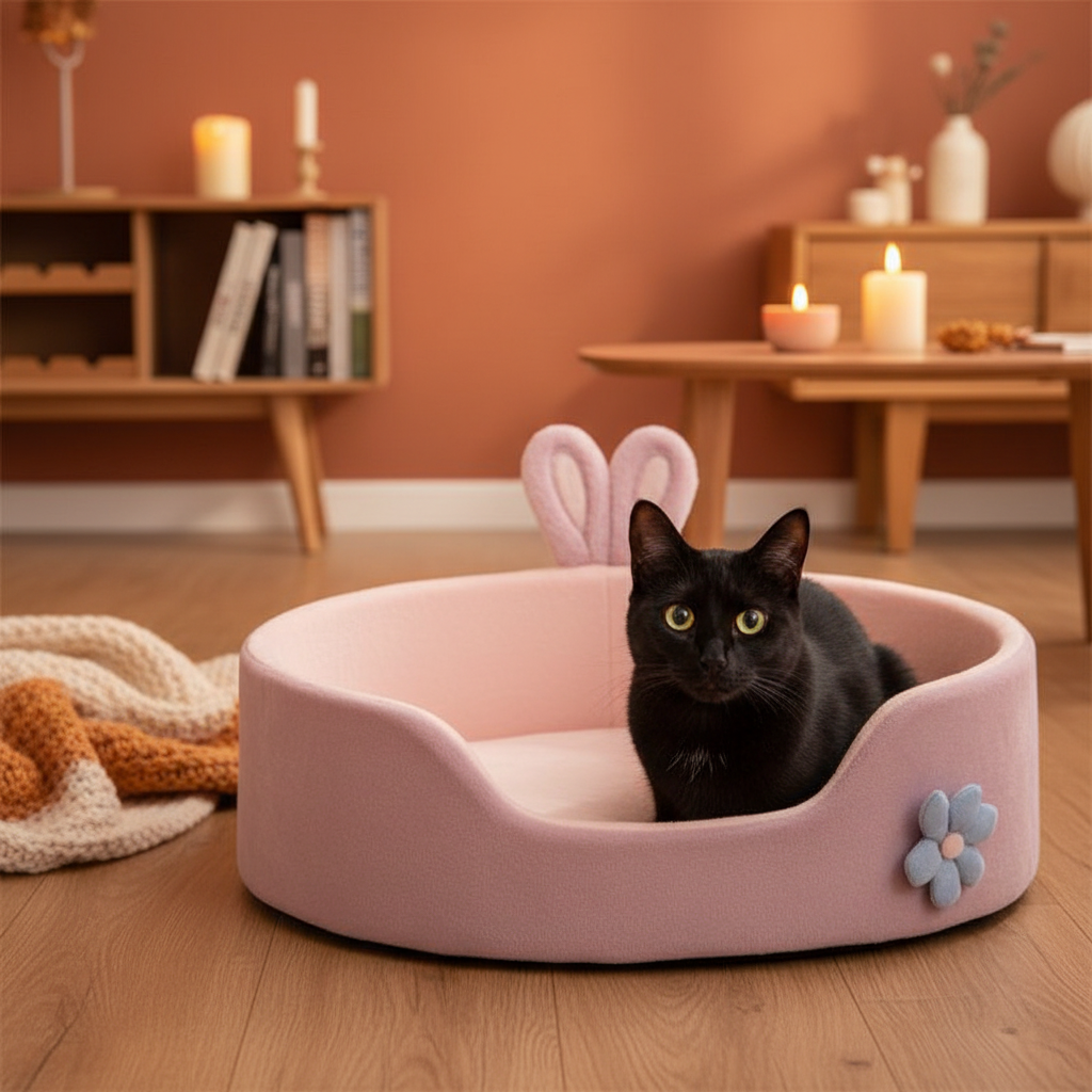 Chat noir Chaleureux