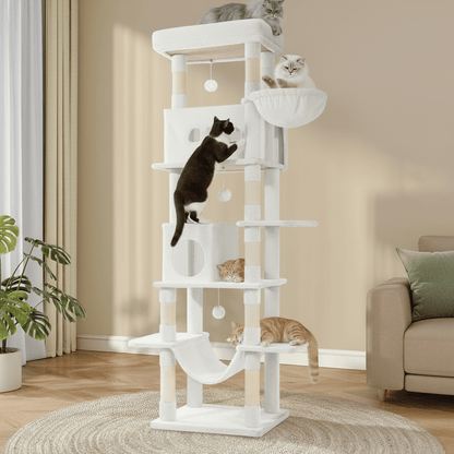 Arbre à Chat 210 cm | Paradis Félin Deluxe - Chatjoue