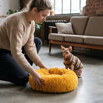 Coussin Chat disponible en 3 tailles