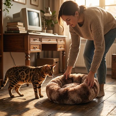 Coussin pour Chat existe en 3 dimensions 