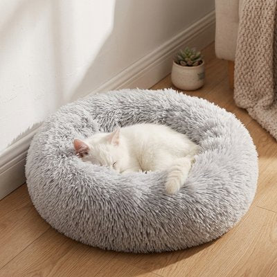 Coussin pour Chat gris clair