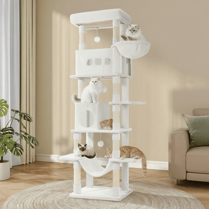 Arbre à Chat 210 cm | Paradis Félin Deluxe - Chatjoue