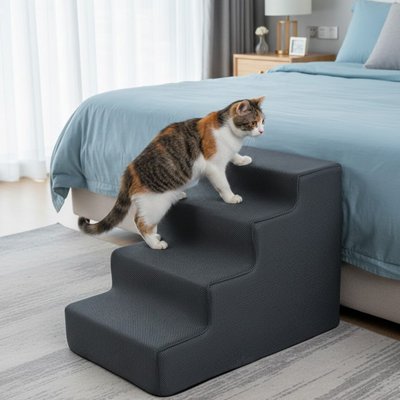 Escalier pour chat 4 marches lit chat qui monte lit