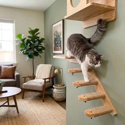 Escalier pour chat pour monter et descendre