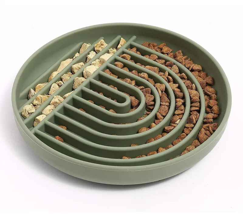 Gamelle Anti-Glouton Chat Design Arrondis | Digestion Optimale