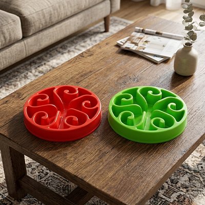 Gamelle anti glouton Chat de bonne dimension pour petits ou grands chats