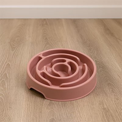 Gamelle anti glouton chat idéal pour réguler la nourriture  