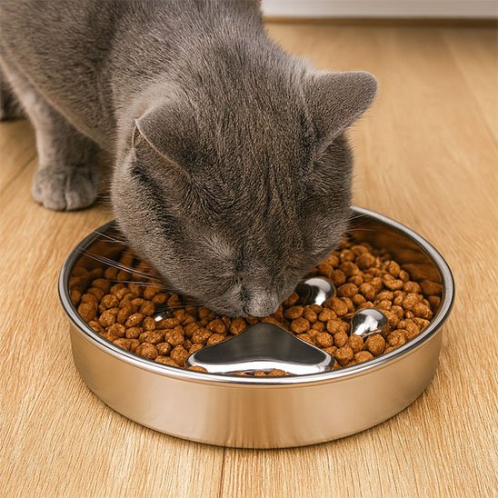 Gamelle anti glouton chat pour tous les chats grands ou petits