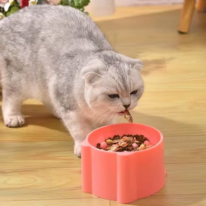 Gamelle anti glouton chat une base de 12.5 cm 