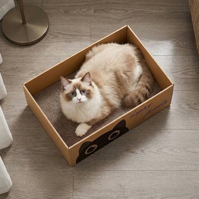 griffoir Chat carton contenant 5 pièces à griffer