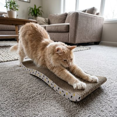 griffoir Chat carton de belle dimension