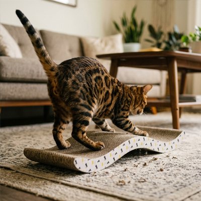 griffoir Chat carton un beau design